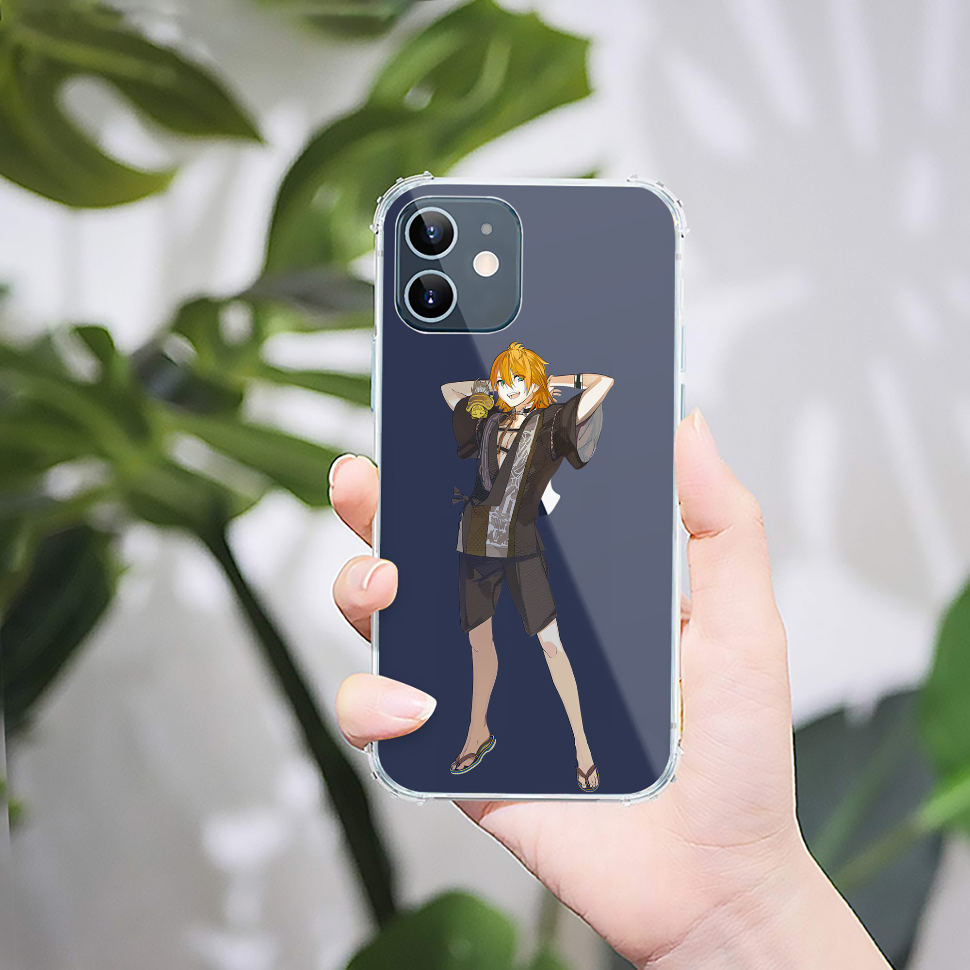 （画像用） 刀剣乱舞 Touken Ranbu 【iPhone 12シリーズ対応】透明スマホケース（クリアソフトケース）